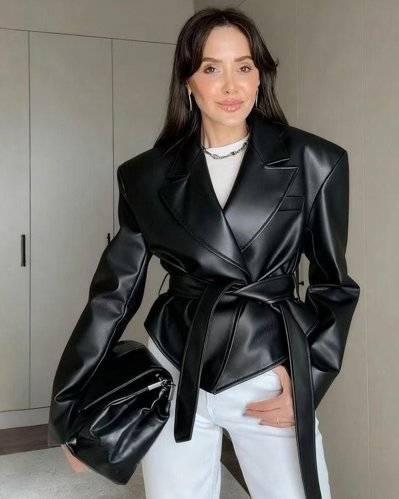 Golden Hour Leather Jacket