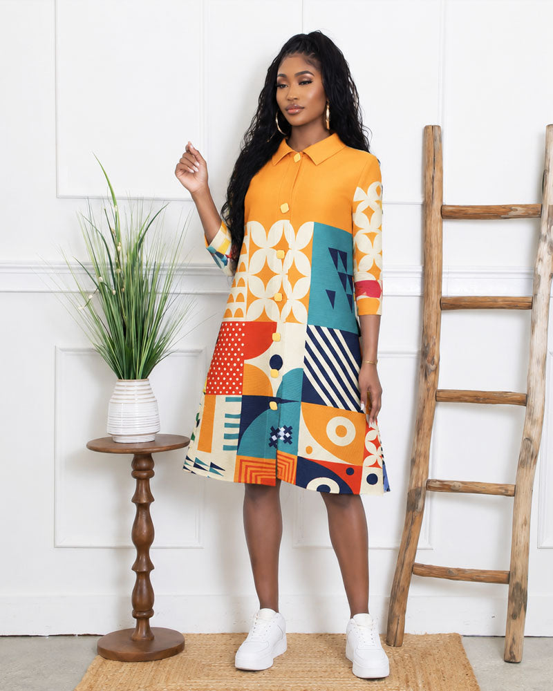 Grande Dame Pleaded Bounce Dress