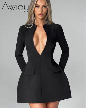 Greta Mini Dress Black