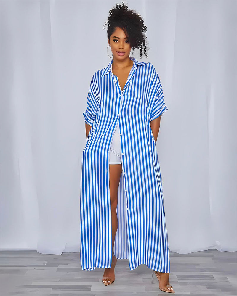 HAZEL MAXI DRESS BLUE