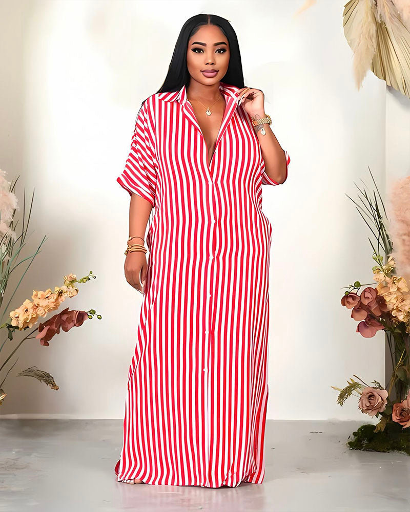 HAZEL MAXI DRESS RED