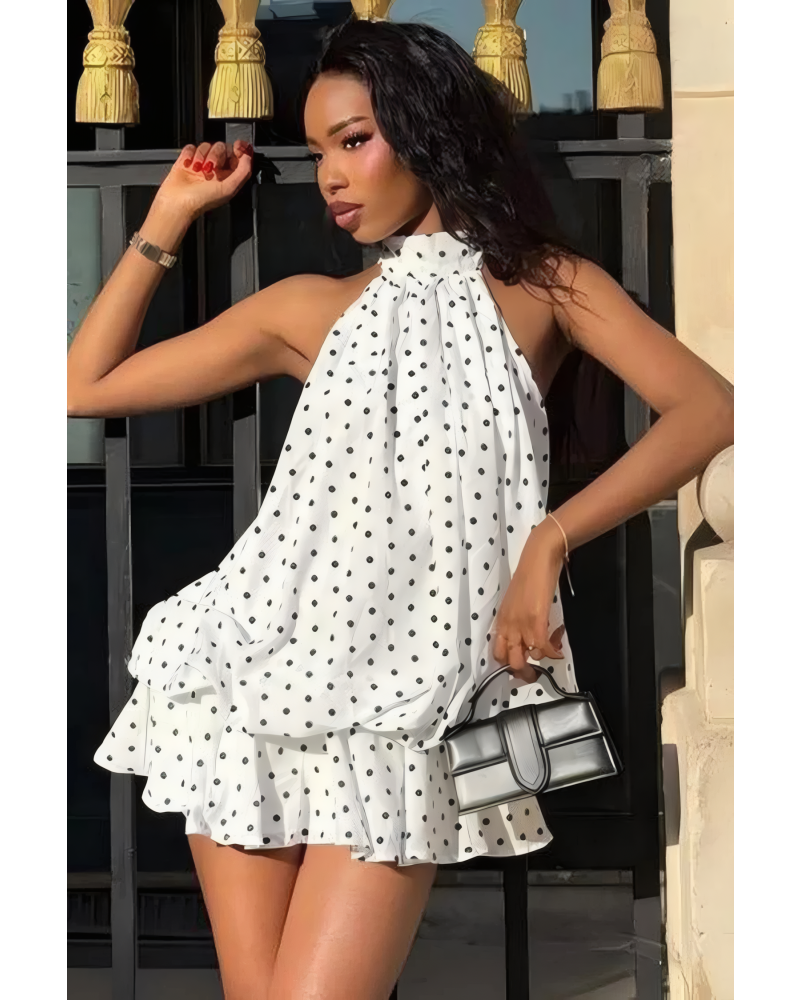 enya backless mini dress Jaded London Enya Backless Draped Mini Dress