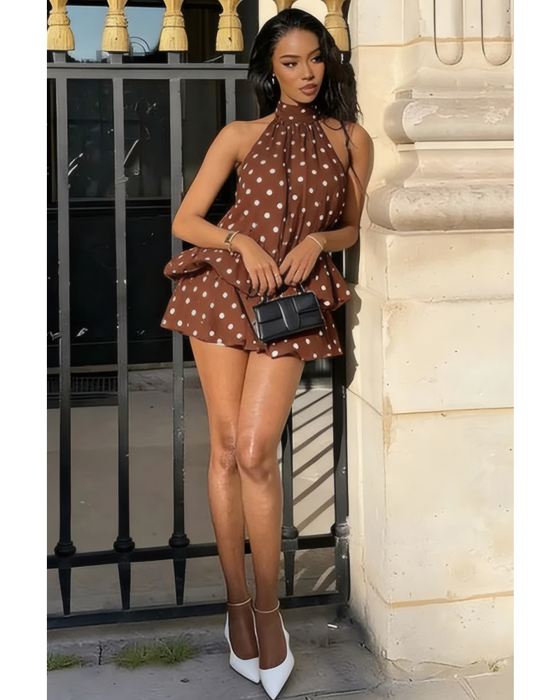 Enya Backless Mini Dress