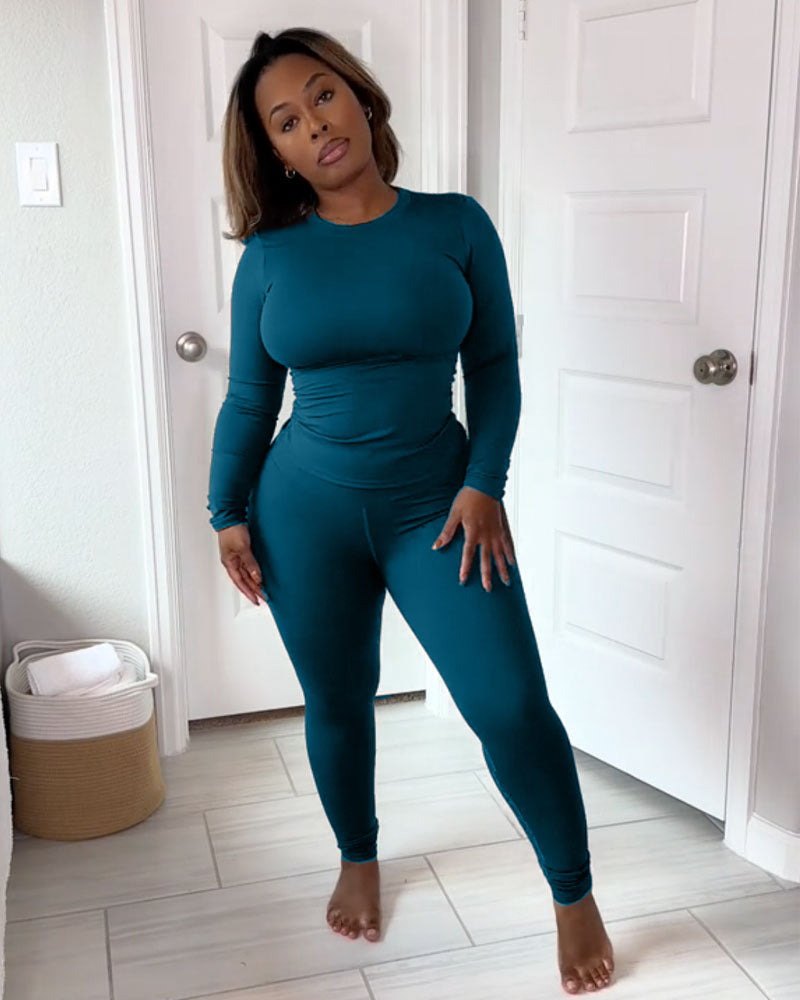 Hypnotic Hours Legging Set Blue