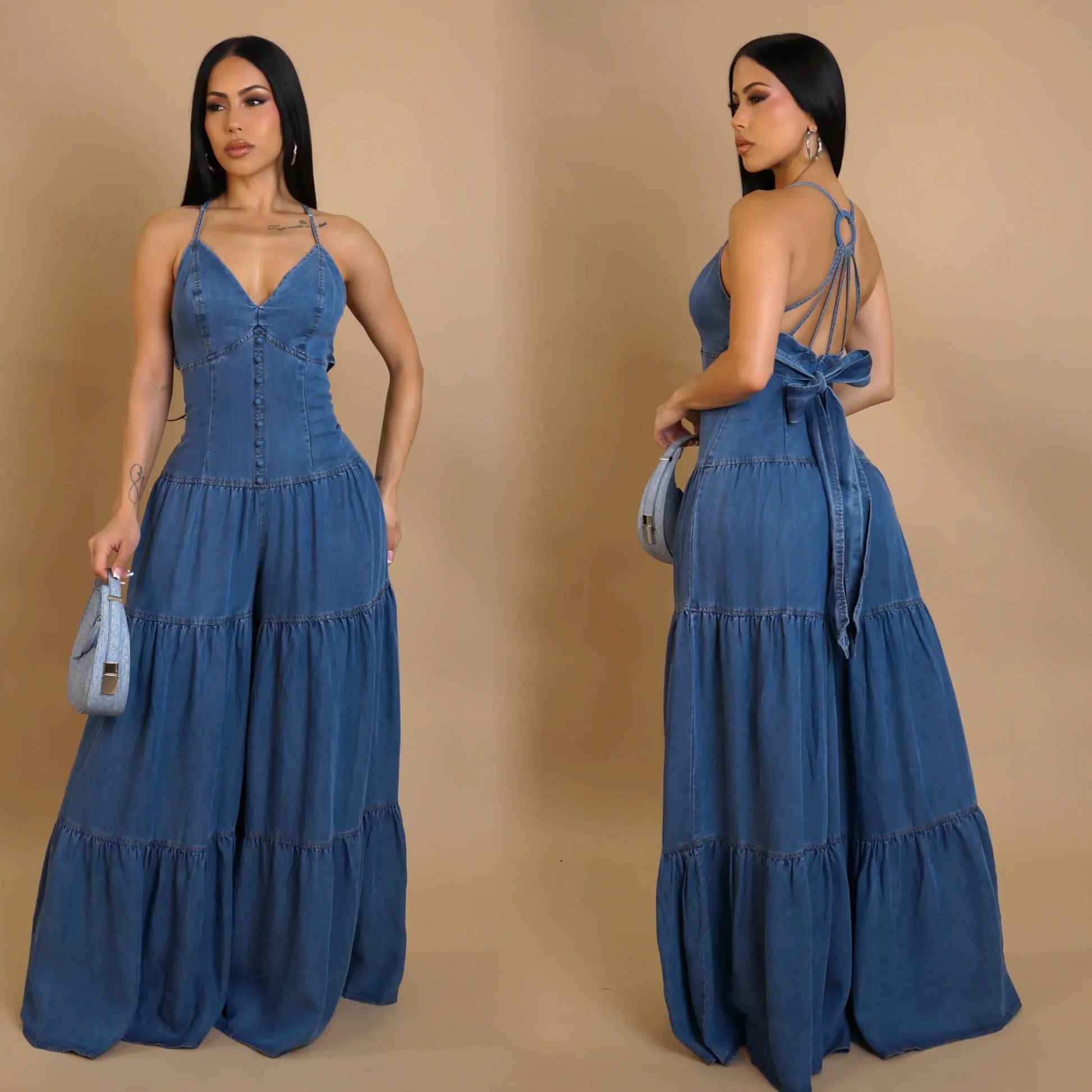 Combinaison en jean Monroe