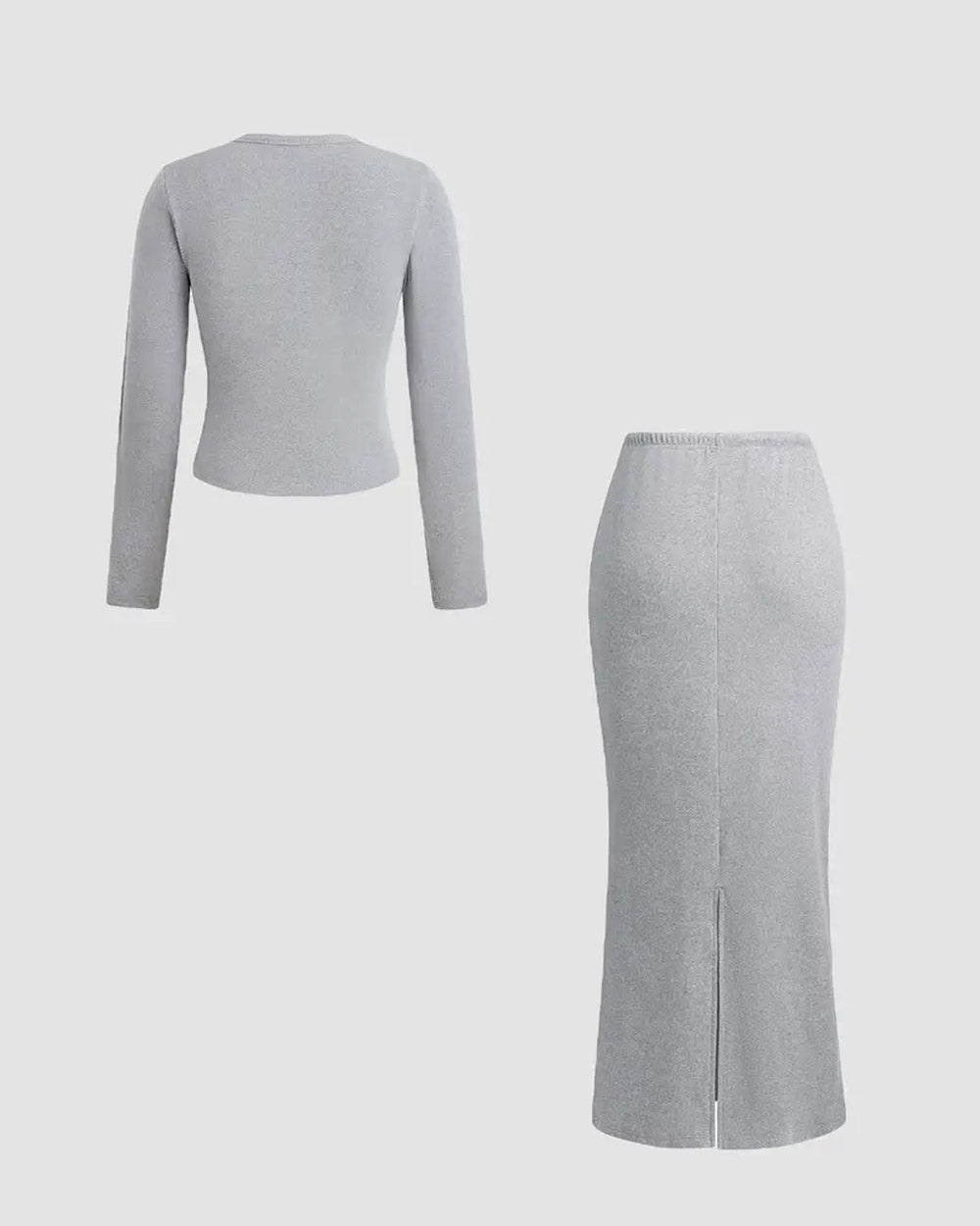 In Good Company Knit Cardigan & Maxi Skirt Set