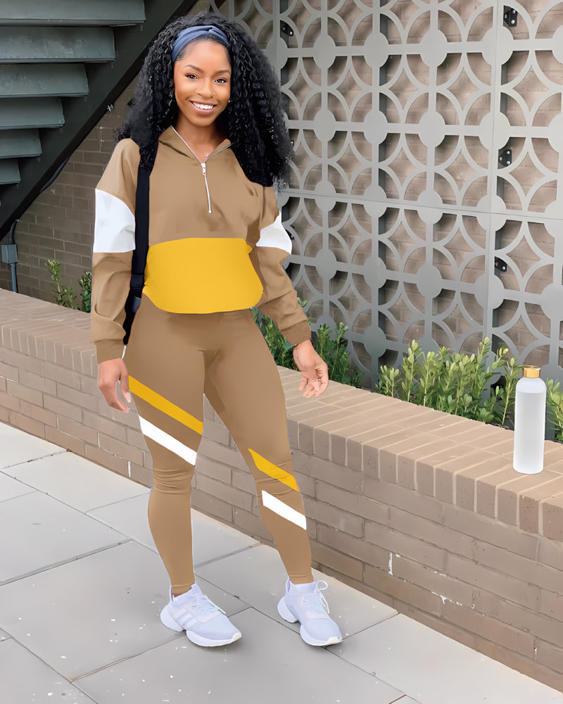 Instant Crush Jogger Set Khaki