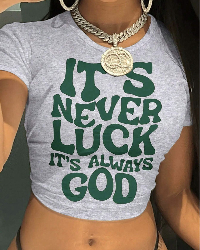 It’s Always God T-shirt Grey