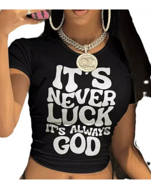 It’s Always God T-shirt Black