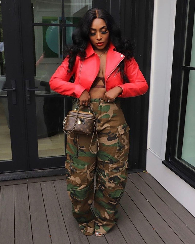 Janet Cargo Denim Jeans