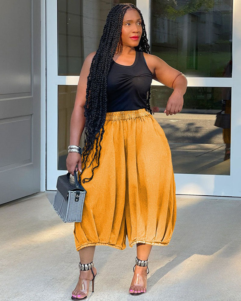 Pantalon court en jean Joni Babe