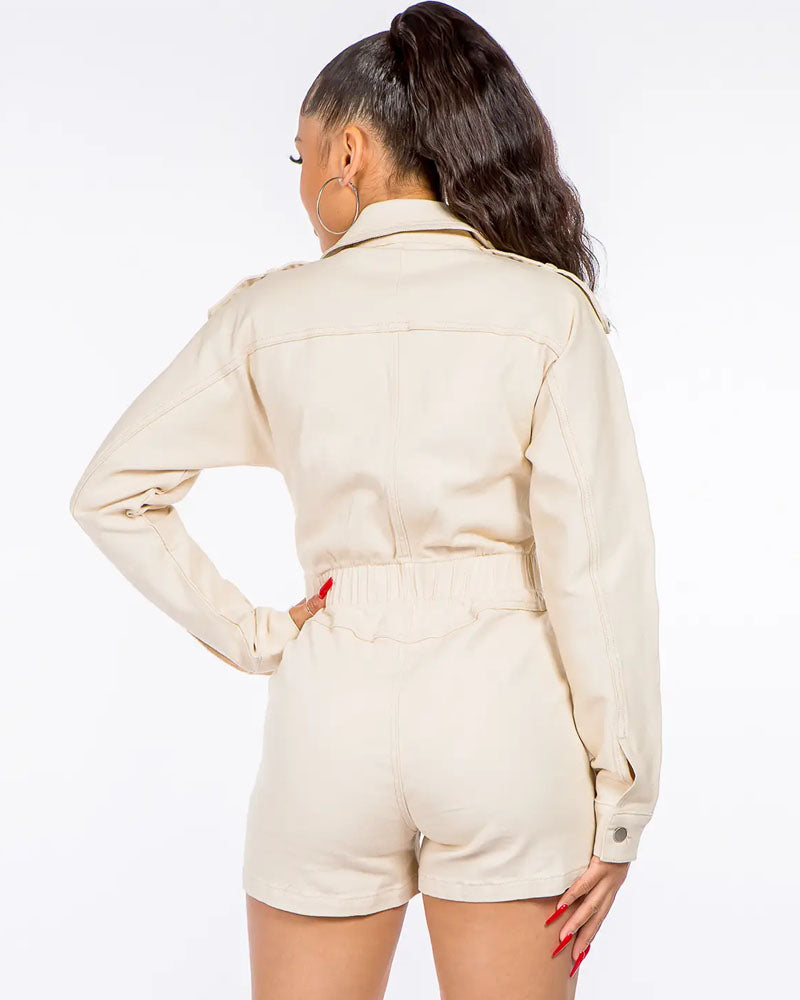 Combinaison en jean Jordyn