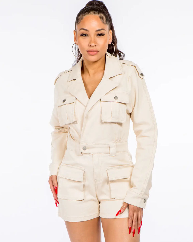 Combinaison en jean Jordyn