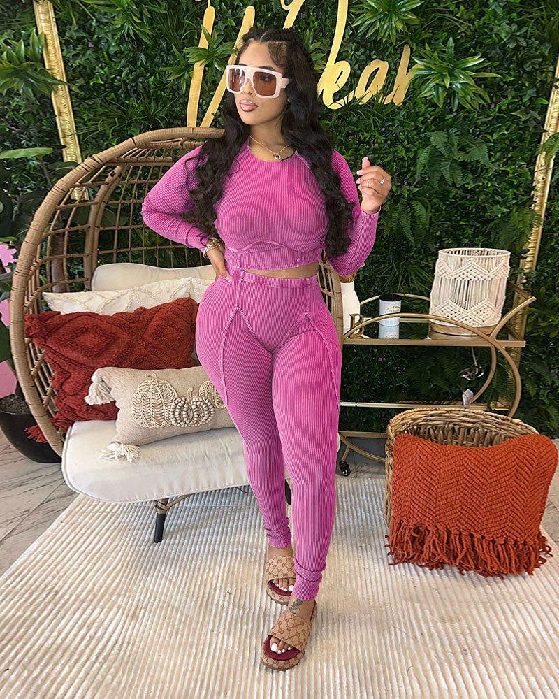 KICKBACK SET Hot Pink