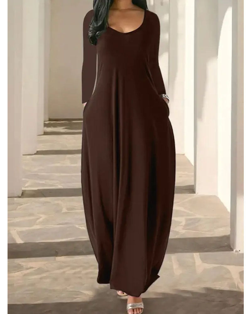 Keep It Cozy Maxi Dress