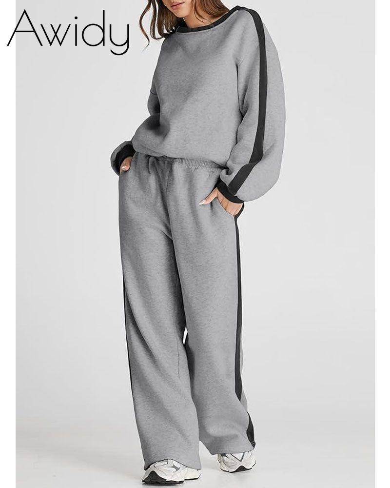 Keep Your Cool Sweatsuit Set Light Grey