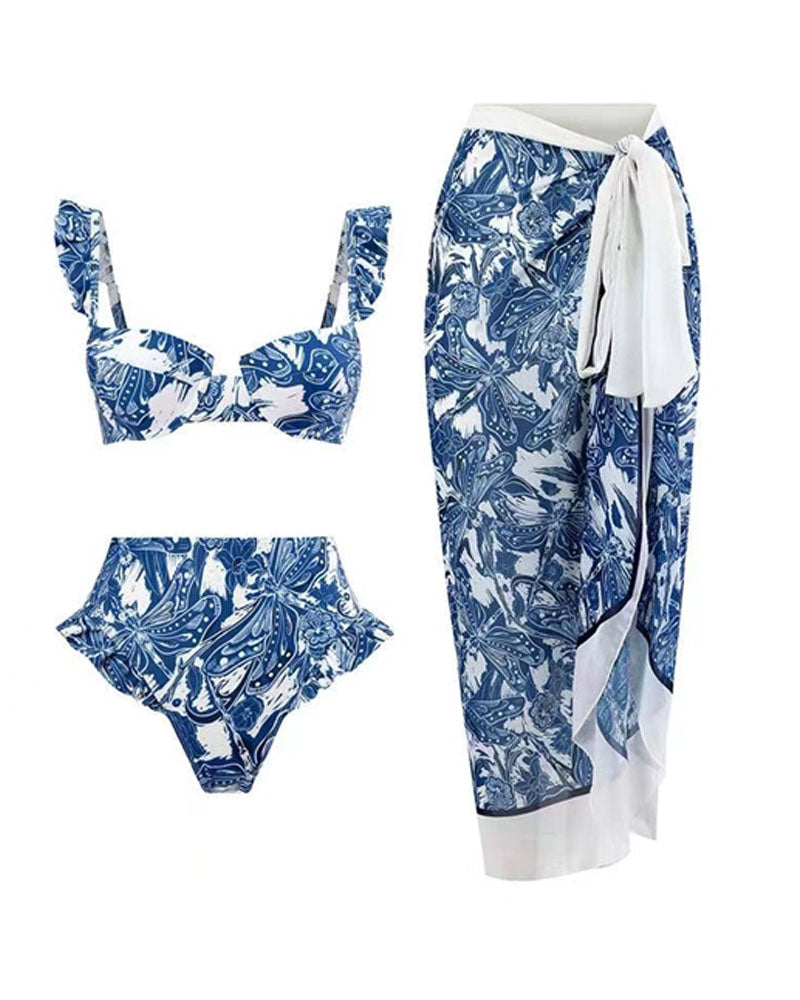 LULU SWIMSUIT SET Blue