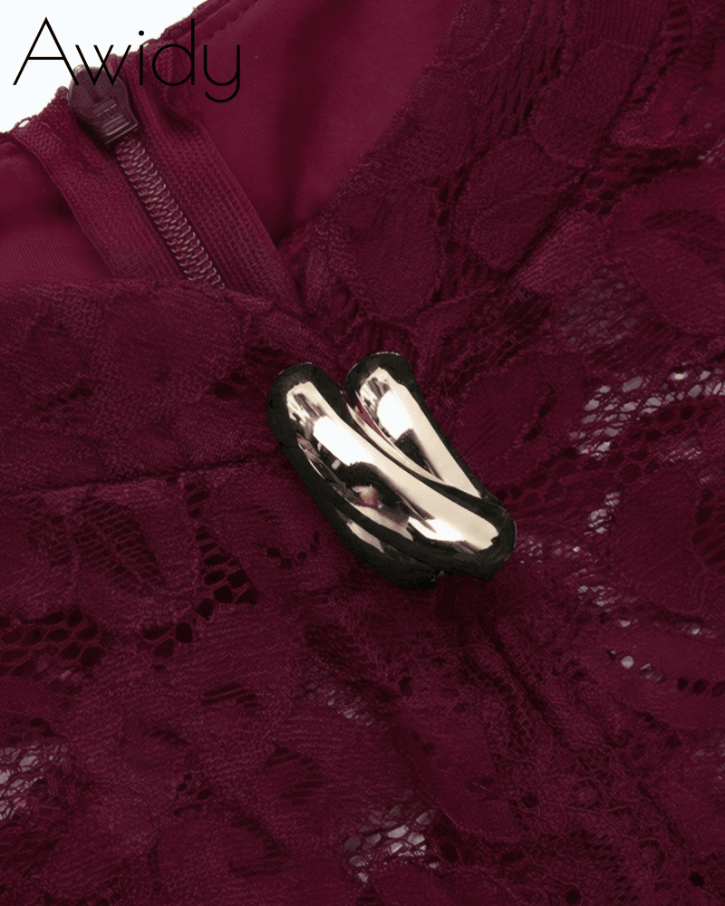 Queen Of My Own World Lace Mini Dress