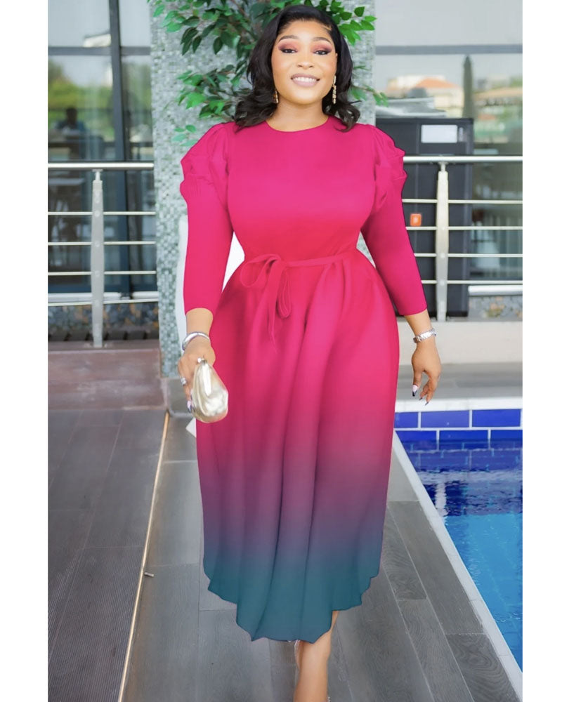 Lady Beauty Dress One Size fits up to 1XL Hot Pink