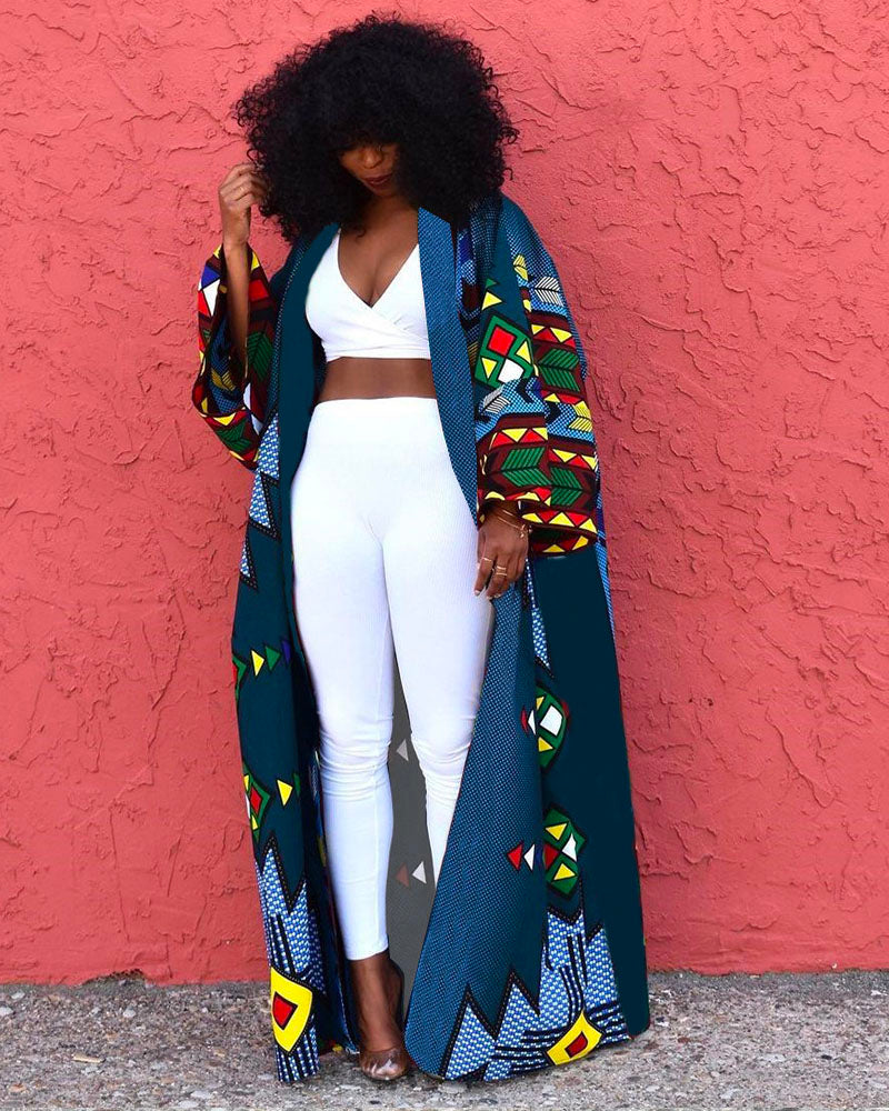 Lapel Cardigan Blue