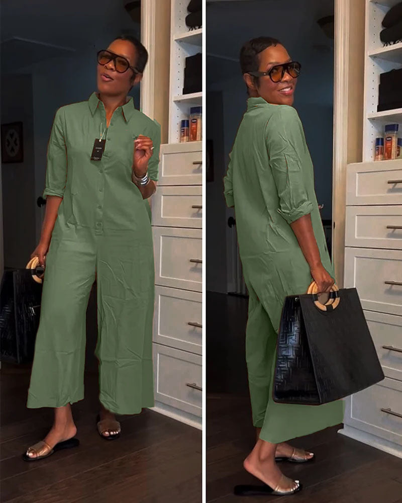 Lavaughn Jumpsuit Light Green