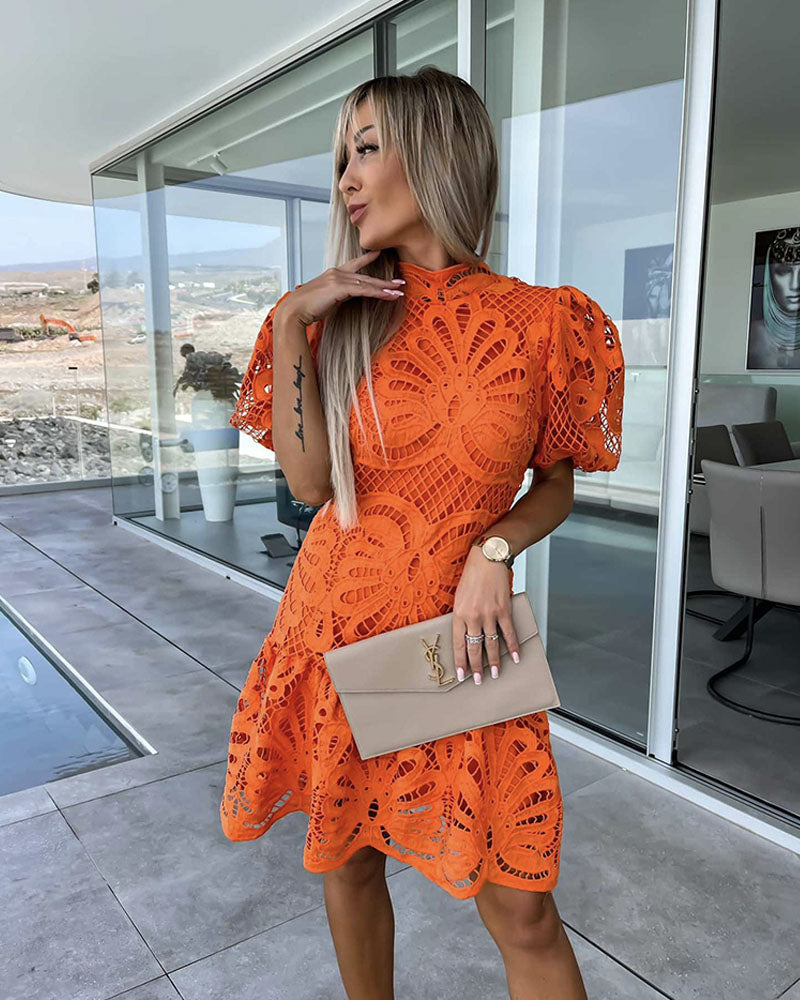 Robe en dentelle Lea