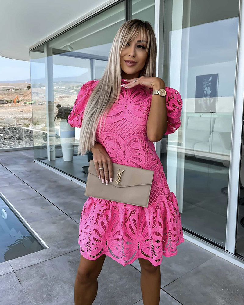 Robe en dentelle Lea