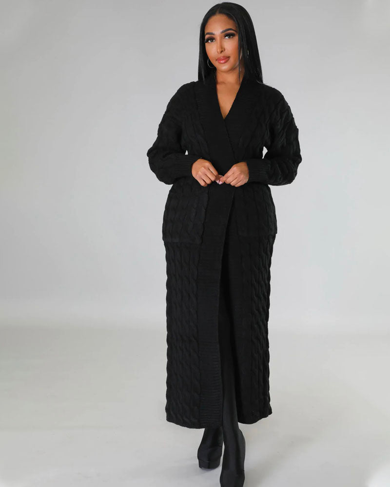 Lennox Knit Everyday Cardigan Black