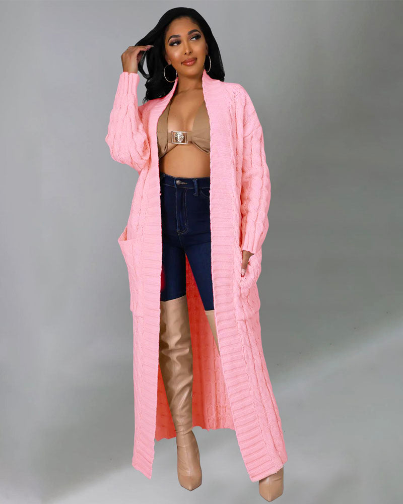 Lennox Knit Everyday Cardigan Light Pink
