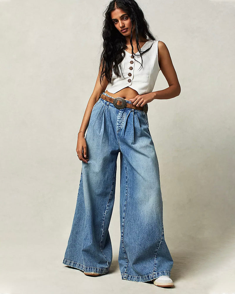 Love Hard Jeans Denim Blue