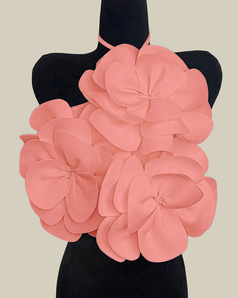 Love In Sight Flower Top Pink