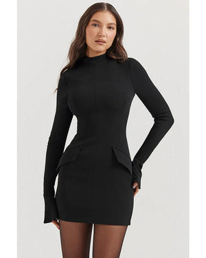 Mahalia Navy Mini Dress