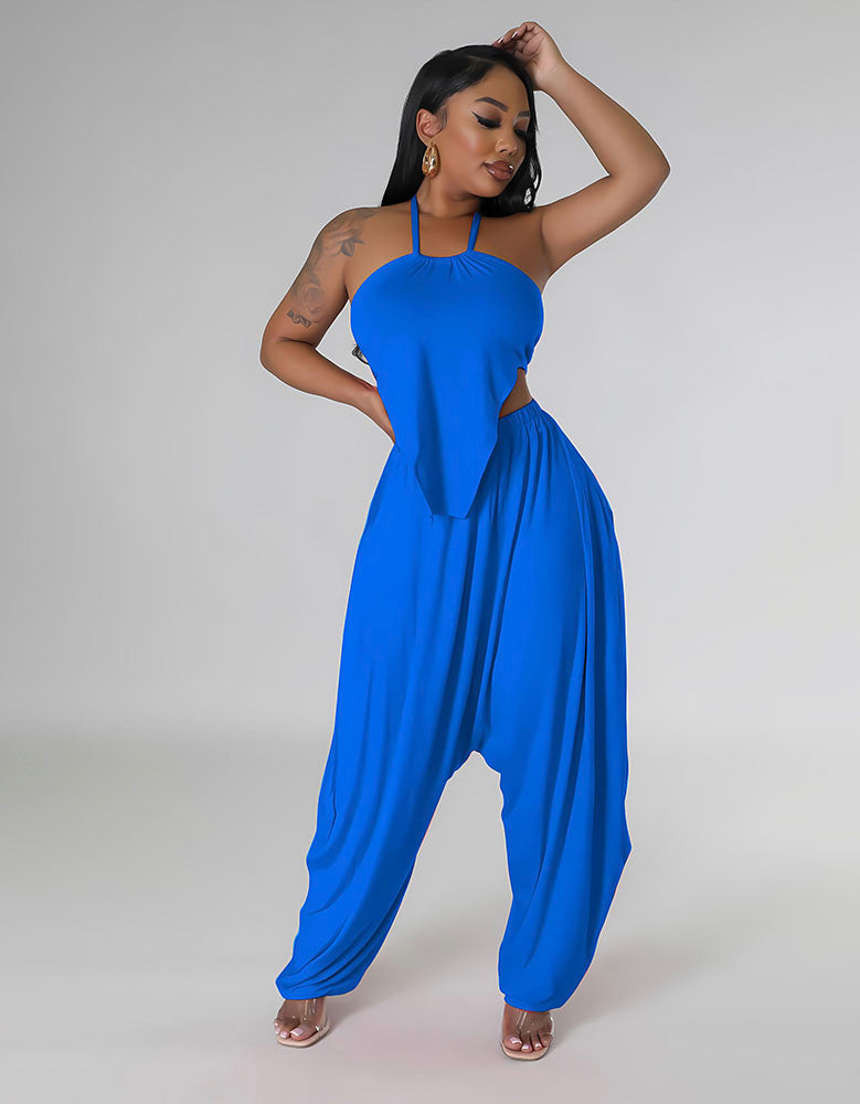 Nori Pants Set Blue
