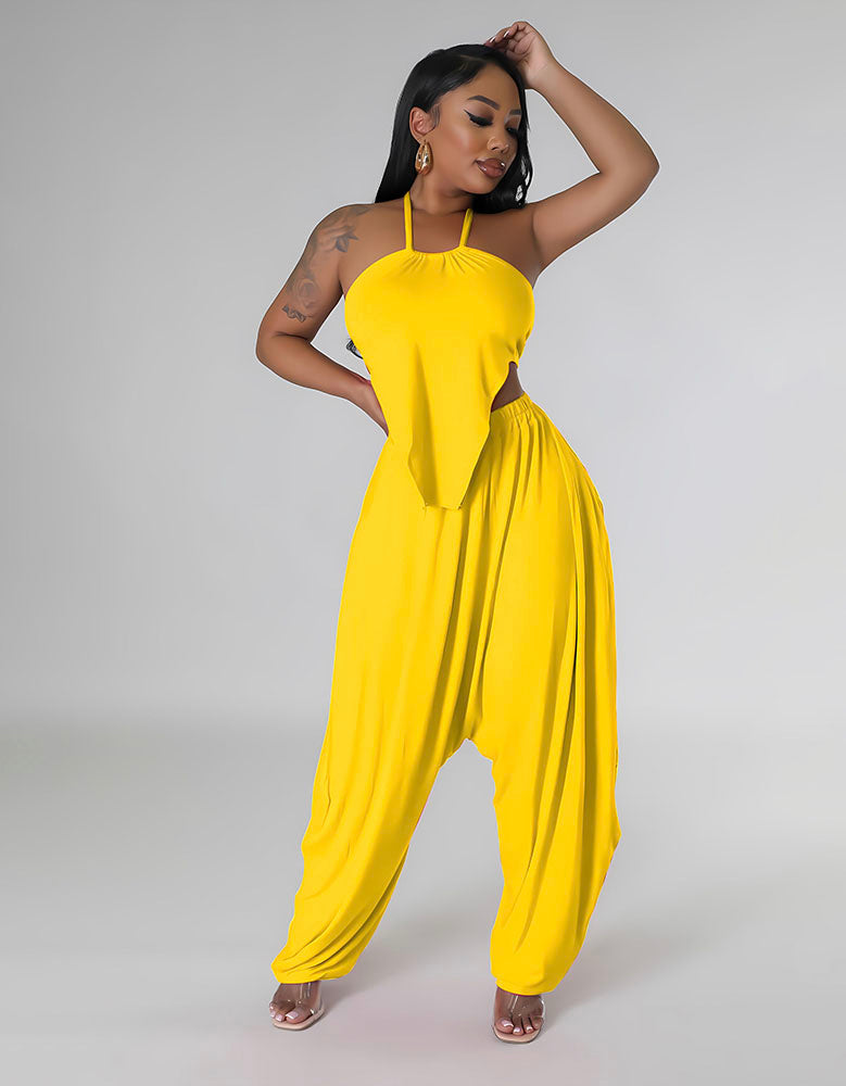 Nori Pants Set Yellow