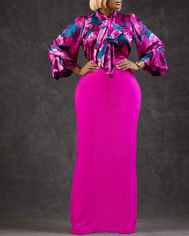 Marcie Set Skirt Set Rose Red