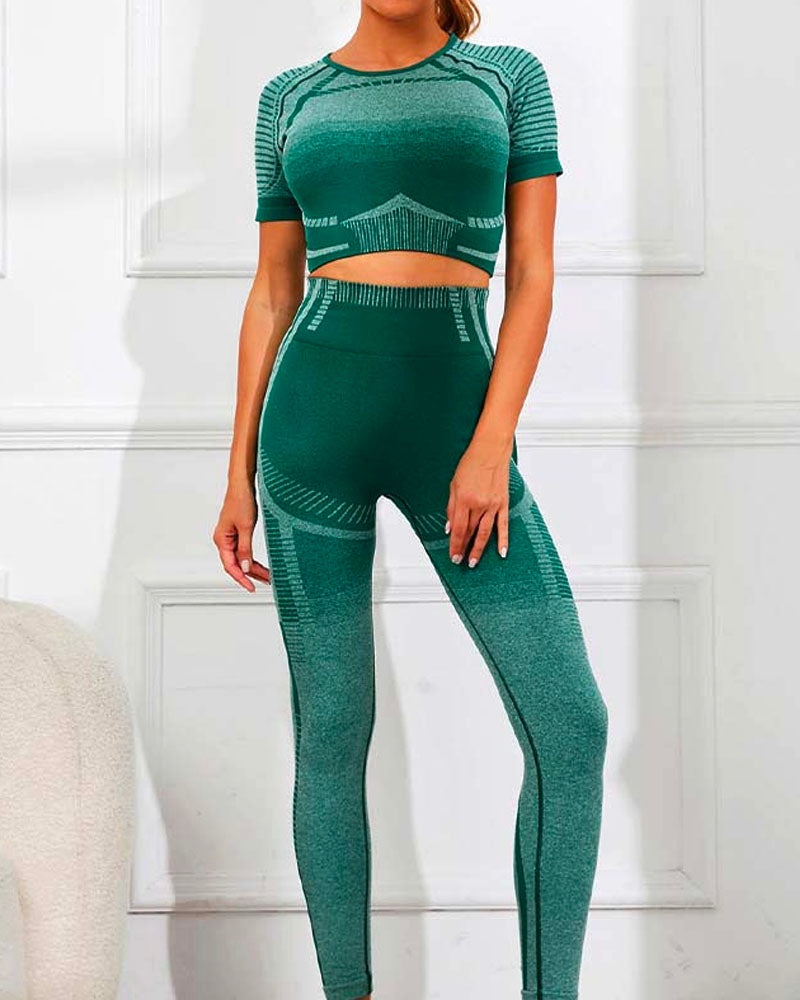 Match My Energy Set/ Top / Legging Set Dark Green