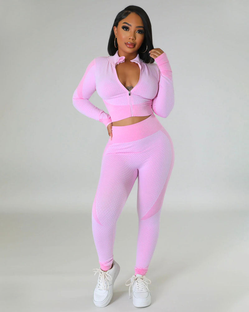 Match My Power Legging Set Hot Pink