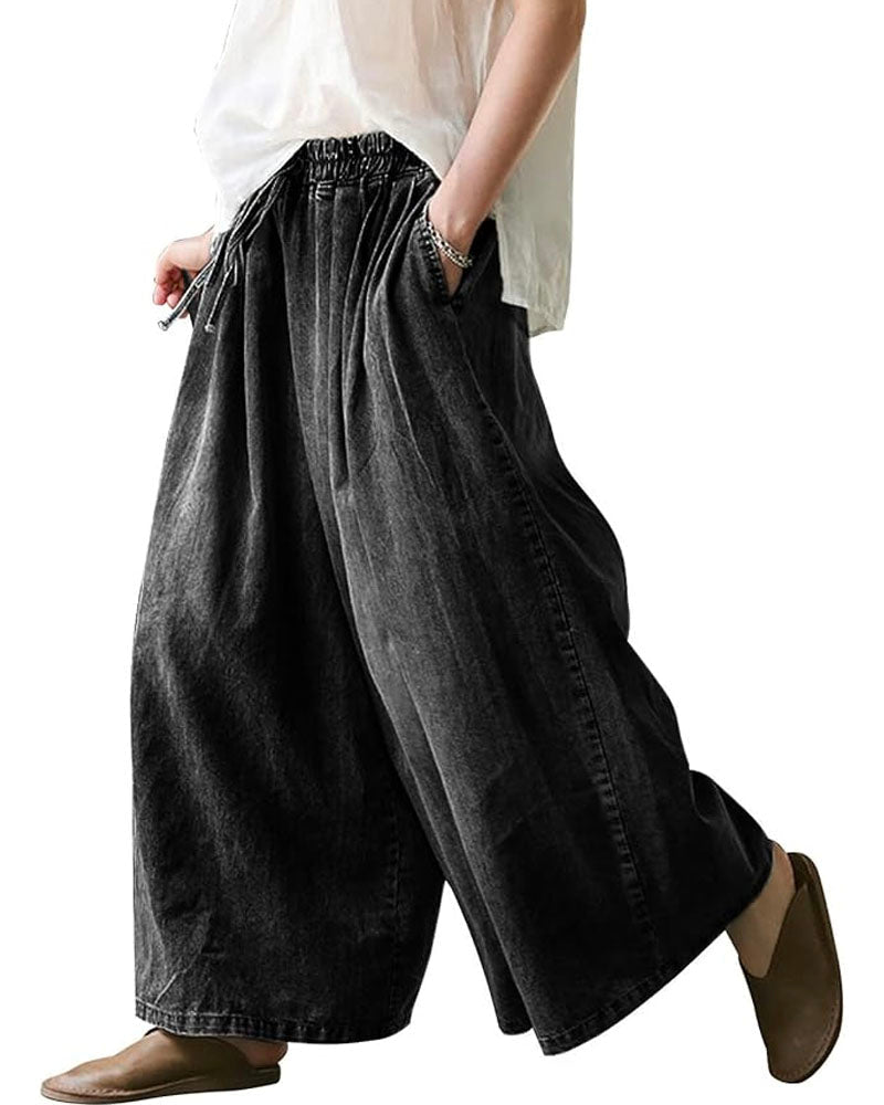 Mavis Babe Denim Pants Black Denim