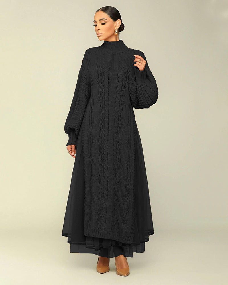 Tulle Me A Secret Skirt Set Black