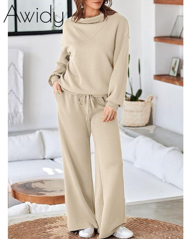 Mock Neck Sweatsuit