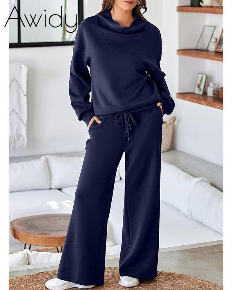 Mock Neck Sweatsuit