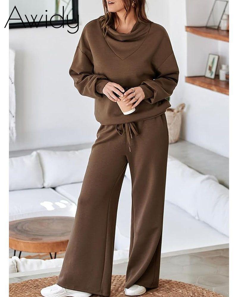 Mock Neck Sweatsuit