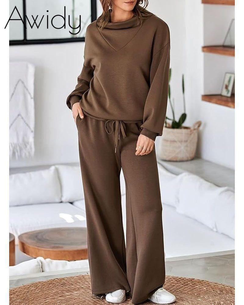 Mock Neck Sweatsuit