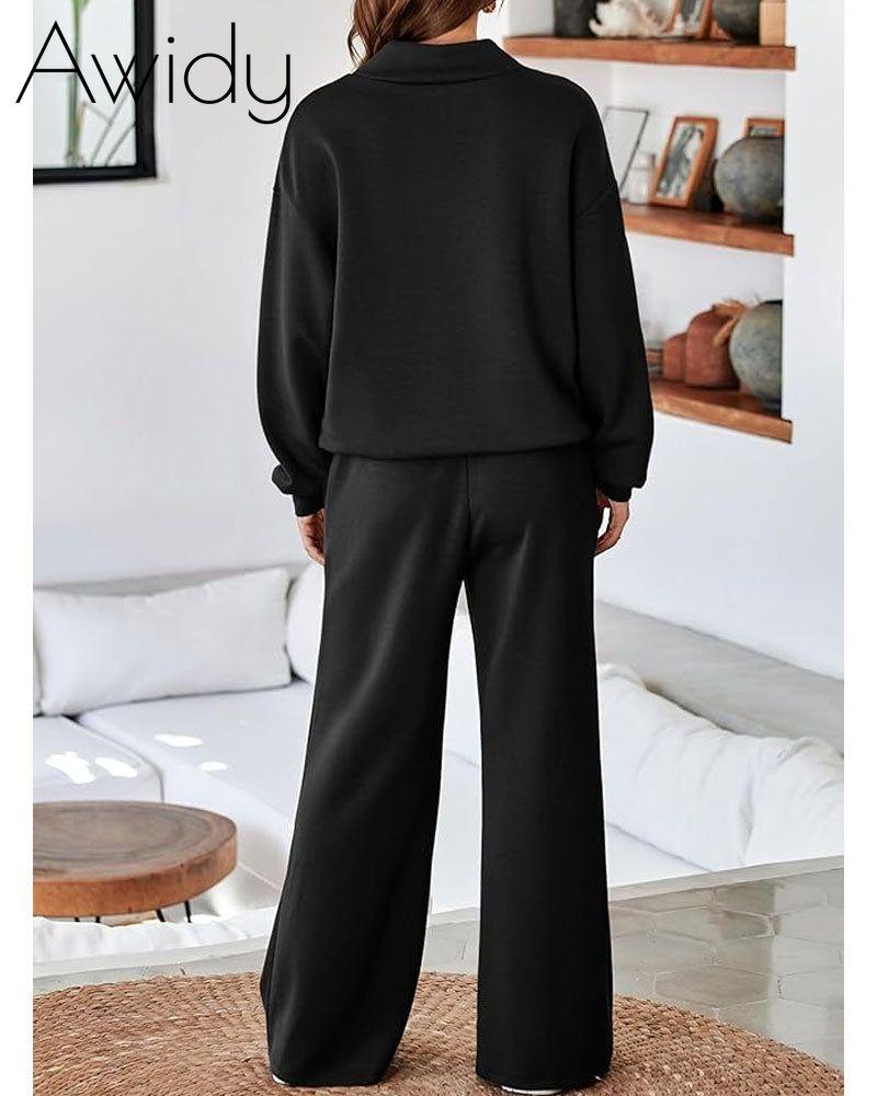Mock Neck Sweatsuit