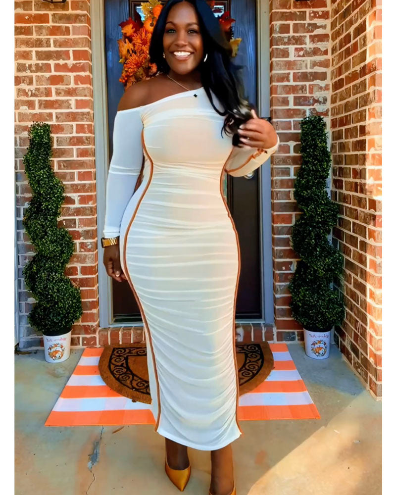 Monika Midi Dress Cream L (US Size 10 12)