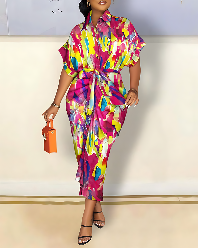 Moonlit Summer Ruched Maxi Dress Moonlit-Yellow