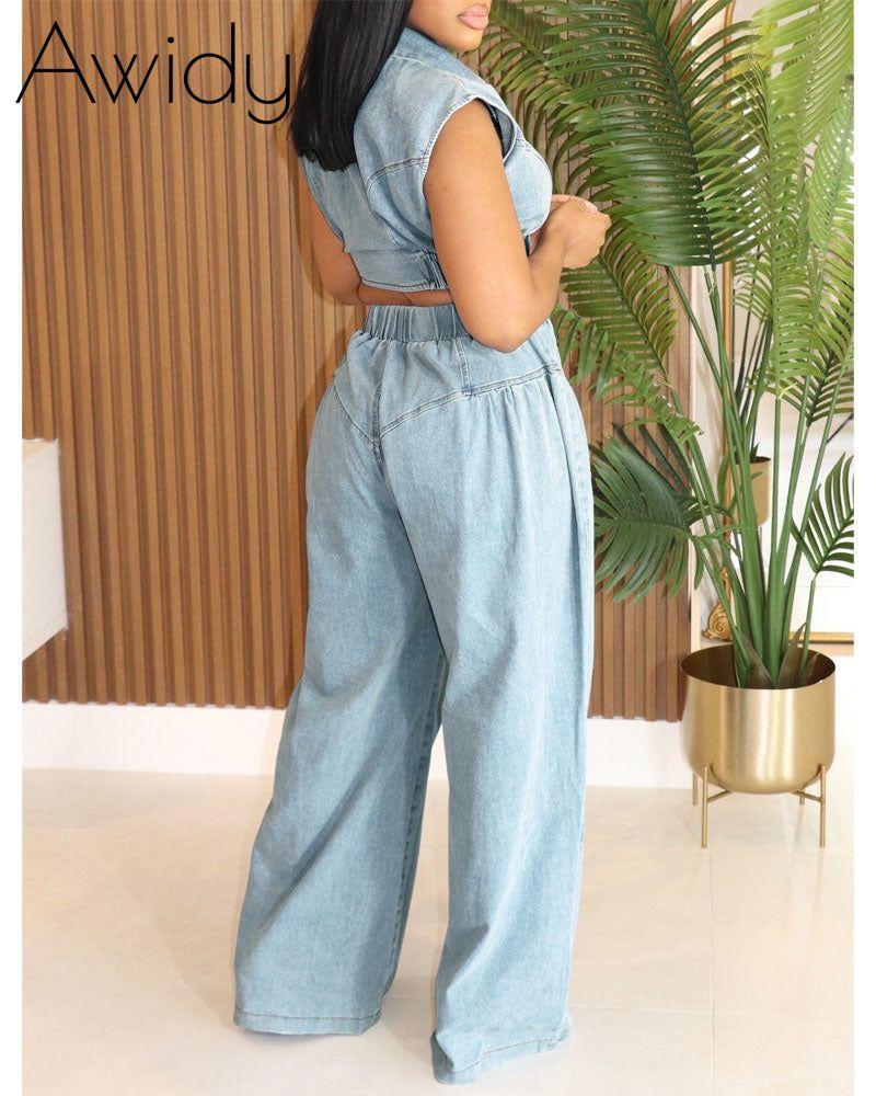 Mrs. Independent Denim Set