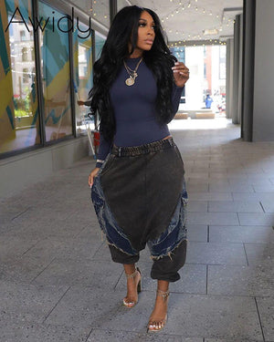 Don’t Hurt Yourself Acid Wash Pants