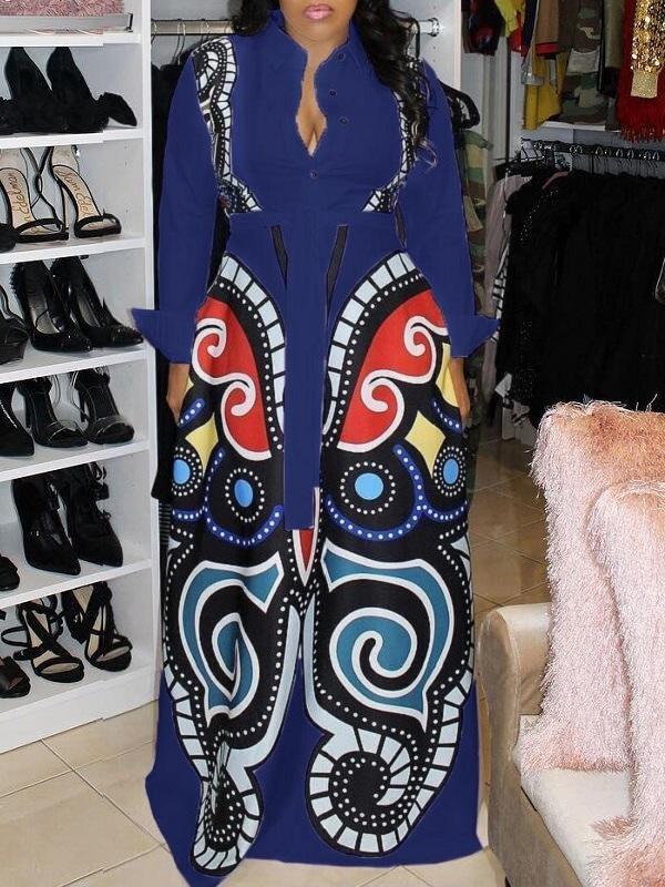 Robe à imprimé papillon