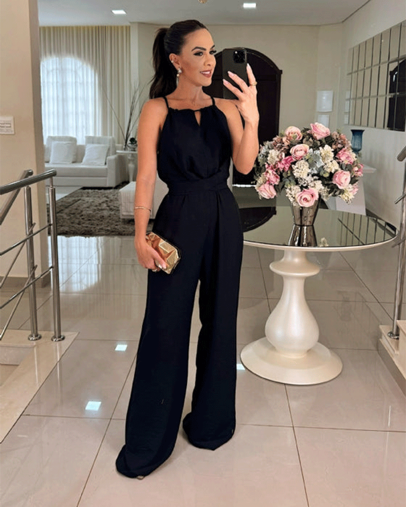 New to this jumpsuit Black